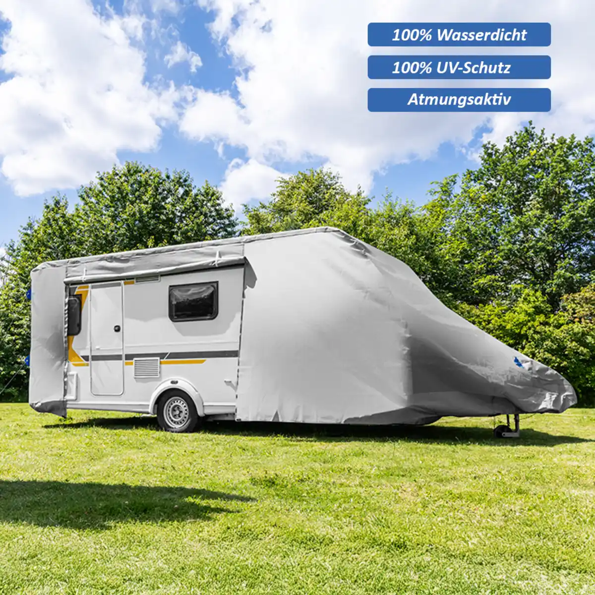 Bild 1 von Abdeckplane für Wohnwagen oder Wohnmobil M, ca. 610 x 235 x 275 cm