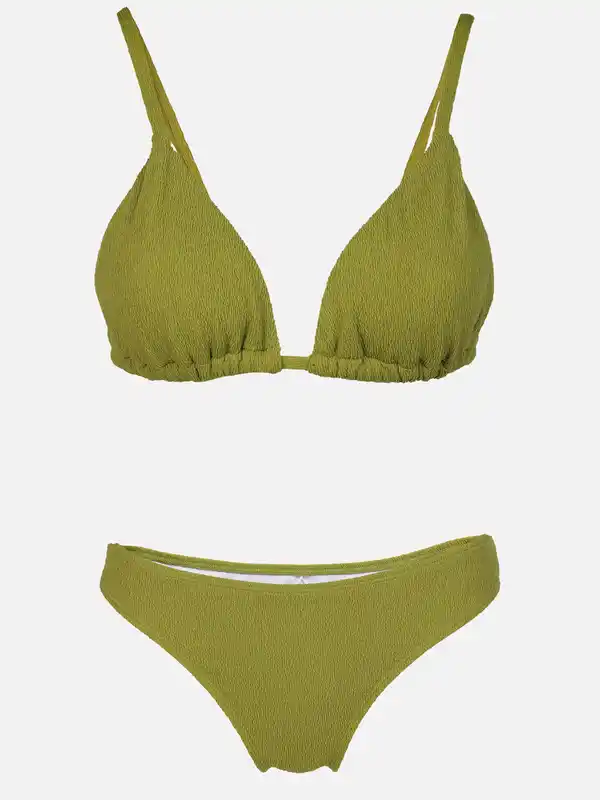 Bild 1 von Damen Bikiniset mit Struktur Grün