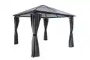 Bild 1 von Alu-Pavillon ca. 2,95 x2,95 x2,65 m -Dunkelgrau