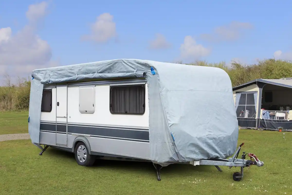 Bild 2 von Abdeckplane für Wohnwagen oder Wohnmobil S, ca. 460 x 250 x 220 cm