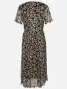Bild 2 von Damen Meshkleid mit Alloverprint Schwarz