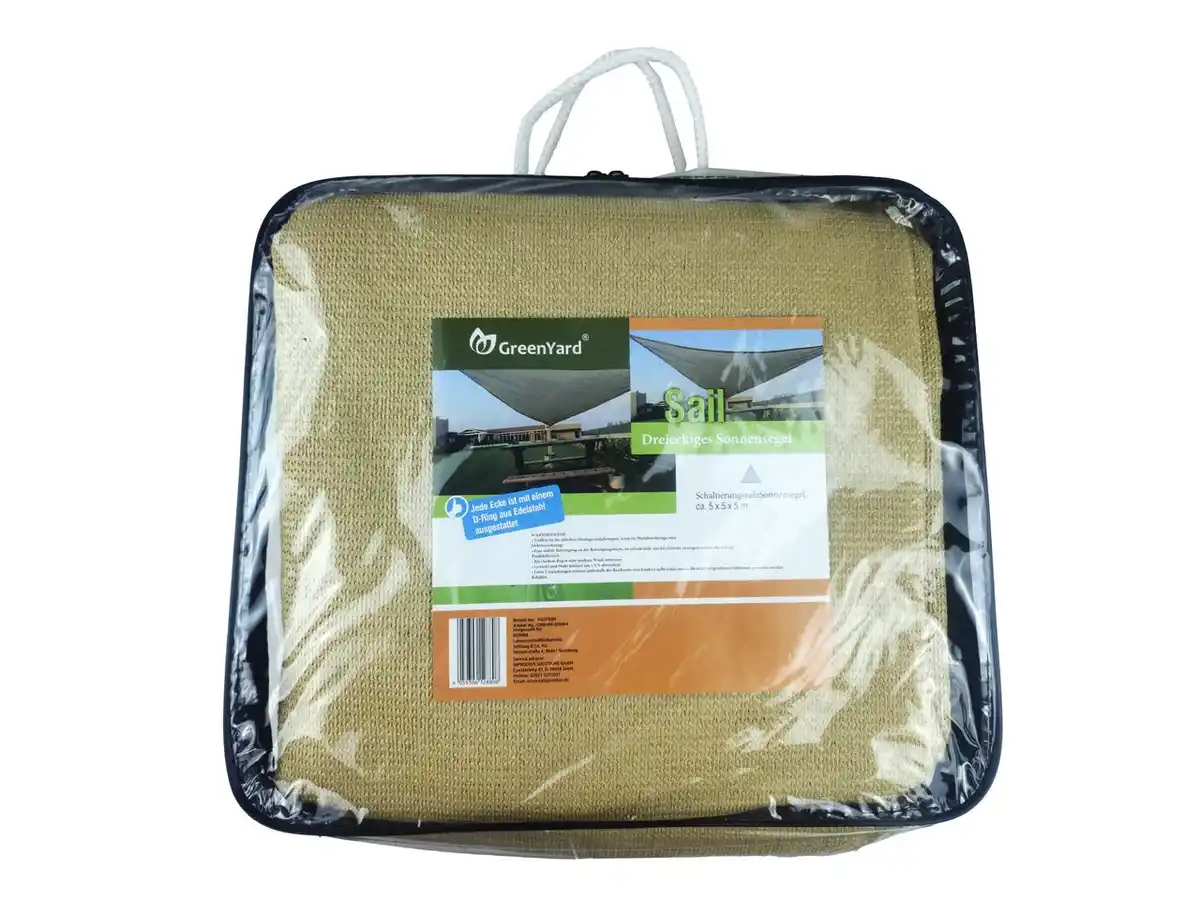 Bild 1 von Schattierungsnetz Sonnensegel, ca. 5 x 5 x 5 m