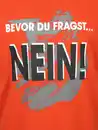 Bild 3 von Herren Arbeitsshirt mit Frontspruch Orange