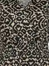 Bild 3 von Damen Jerseykleid mit Blätterprint allover Schwarz