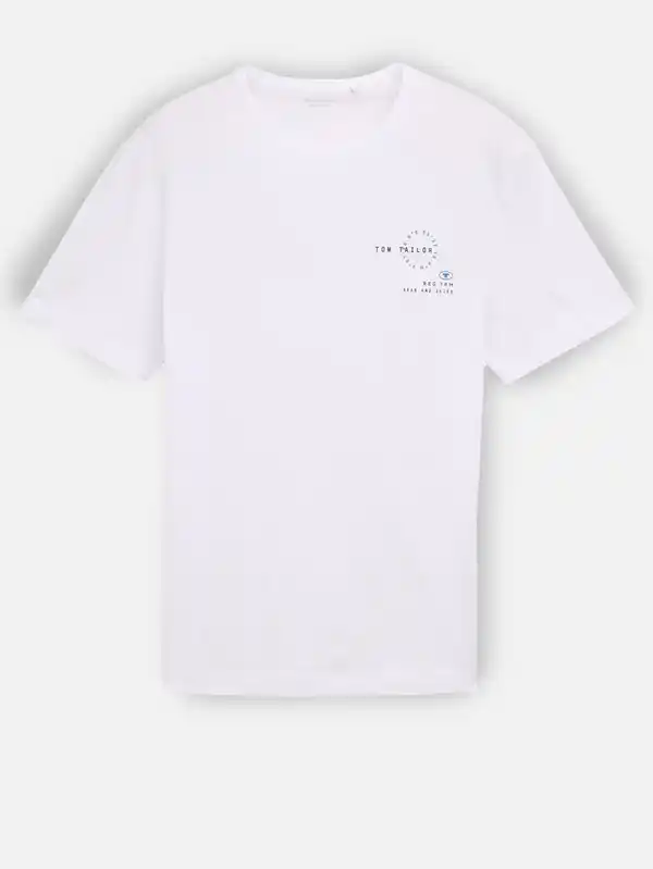 Bild 1 von Herren T-Shirt mit Logoprint Weiß