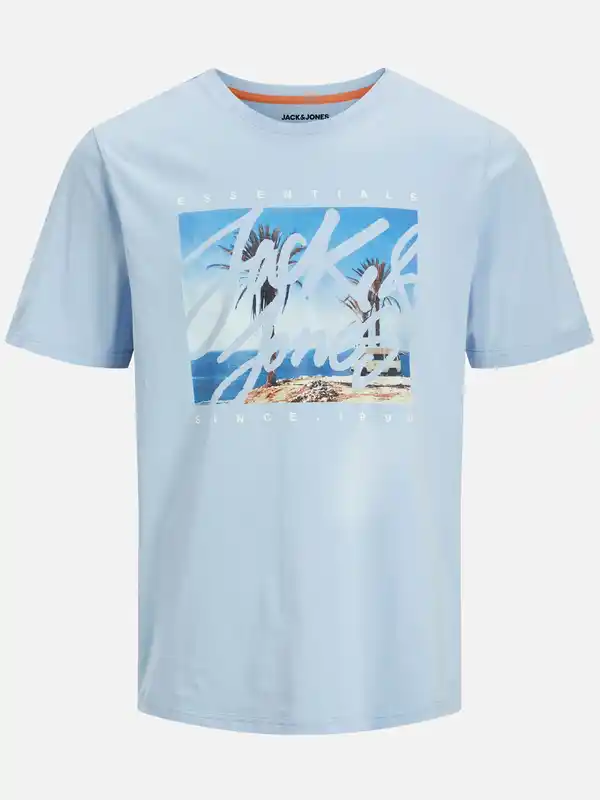 Bild 1 von Jack&Jones Junior JJCOLTON PHOTOPRINT T T-Shirt Blau