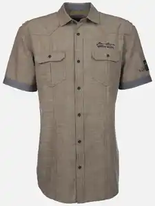 Herren Freizeithemd Beige
