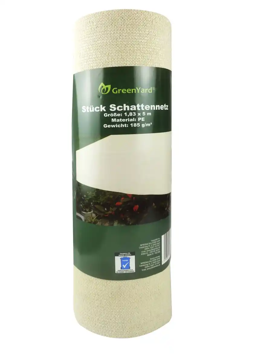 Bild 1 von Schattierungsnetz Sonnensegel, ca. 1,83 x 5 m