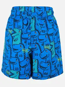 Jungen Badehose mit Print Blau