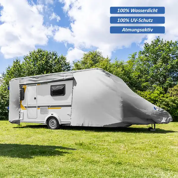 Bild 1 von Abdeckplane für Wohnwagen oder Wohnmobil M, ca. 550 x 250 x 220 cm