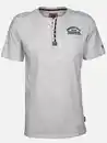 Bild 1 von Herren Henleyshirt mit Stickerei Weiß