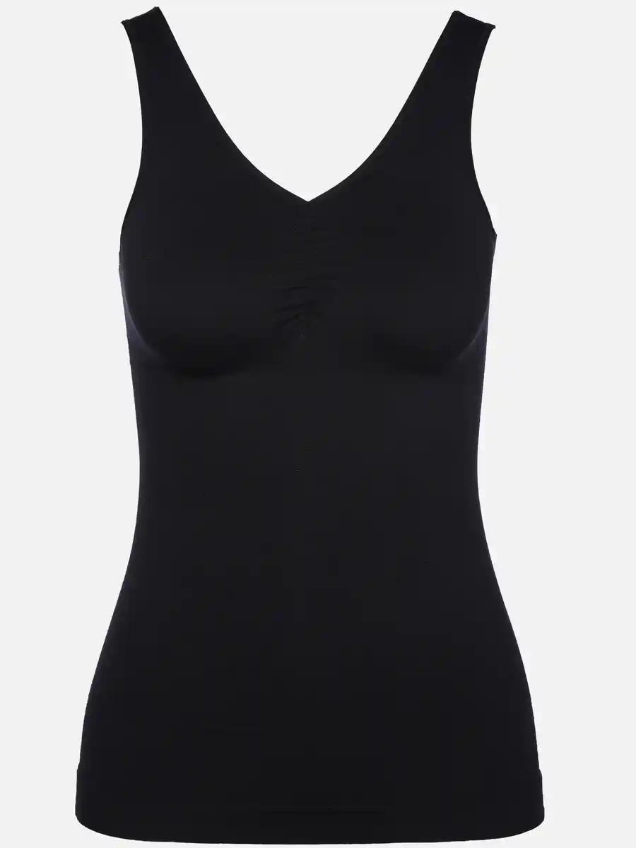 Bild 1 von Damen Formhemd ohne Nähte Schwarz