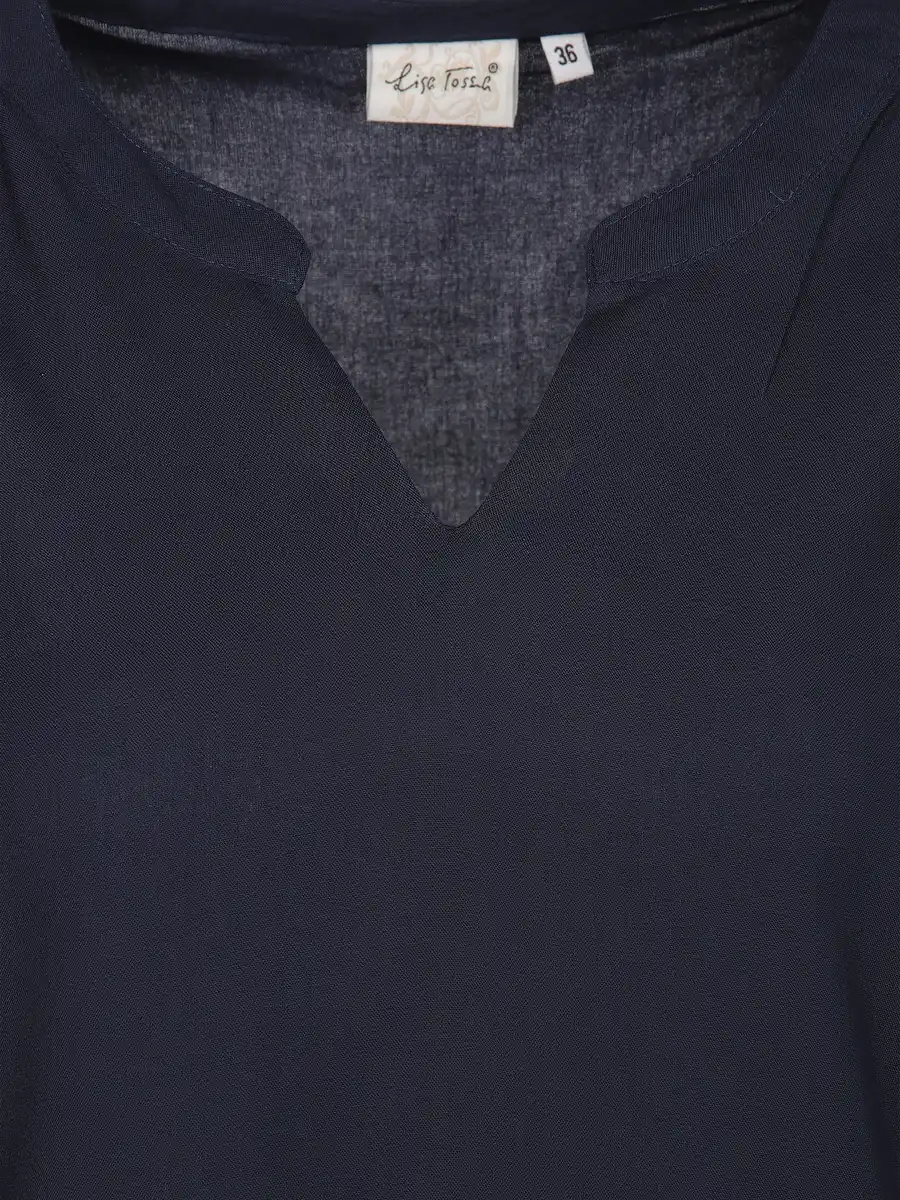 Bild 3 von Damen Top mit kleinem Gummzugdetails Marine