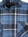 Bild 2 von Herren Arbeitshemd mit zwei aufgesetzten Taschen Blau