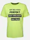Bild 1 von Herren Arbeitsshirt mit Frontspruch Gelb