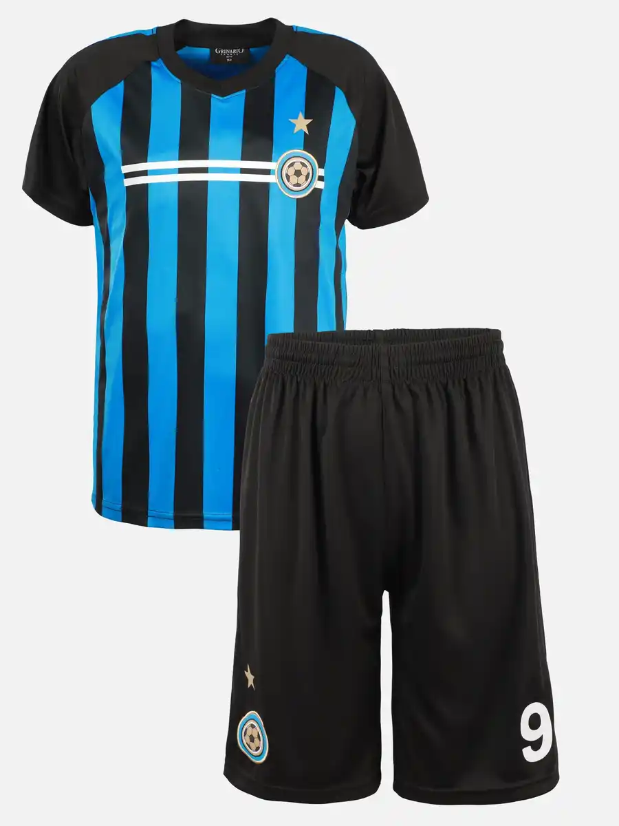 Bild 1 von Jungen Trikot Set Schwarz