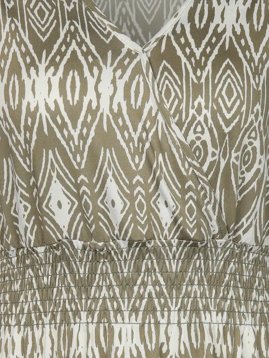 Bild 3 von Damen Jerseykleid mit Blätterprint allover Oliv