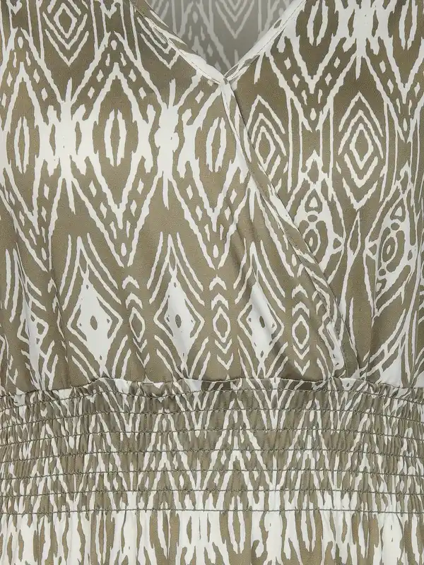 Bild 3 von Damen Jerseykleid mit Blätterprint allover Oliv