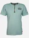 Bild 1 von Herren Henleyshirt mit Stickerei Blau