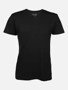 Herren Basic-Shirt Schwarz