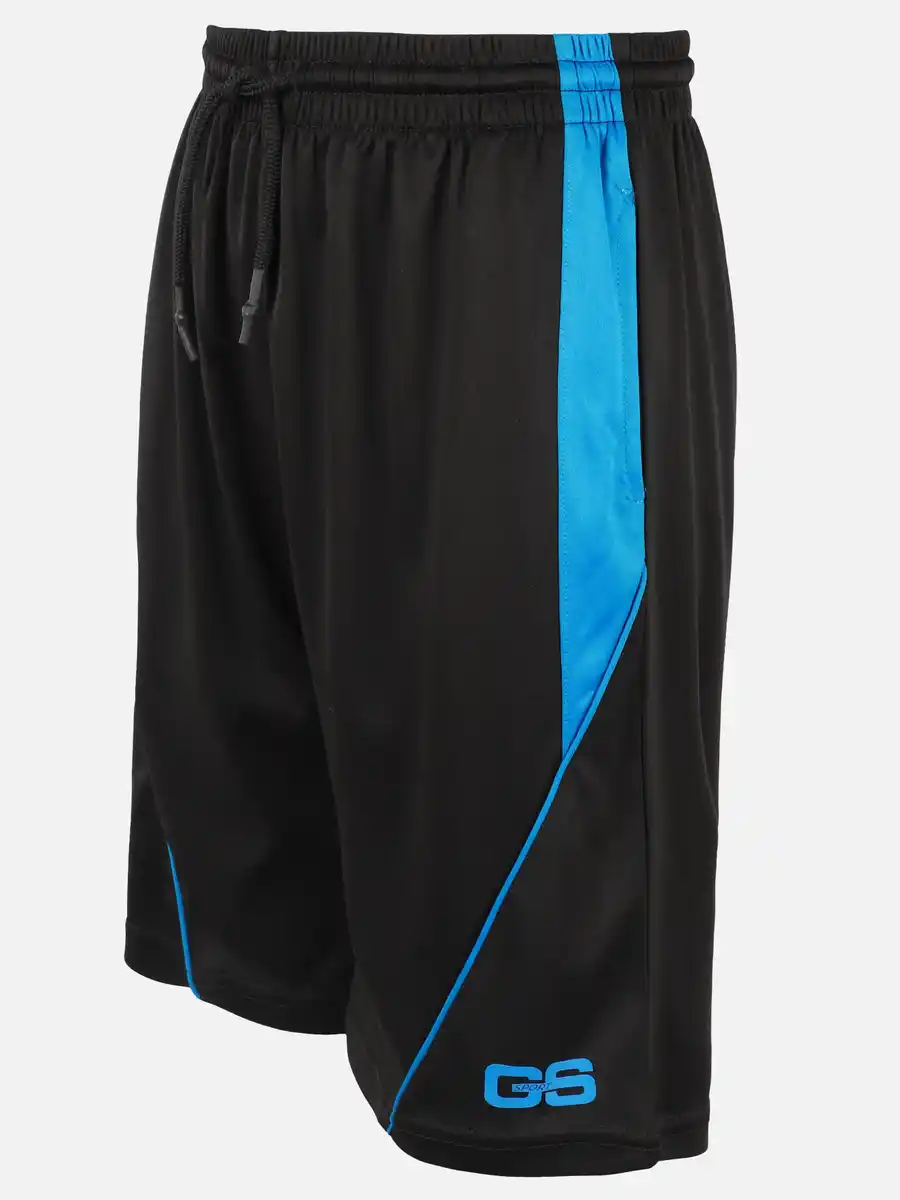 Bild 3 von Jungen Trainingshorts mit weitem Bein Schwarz