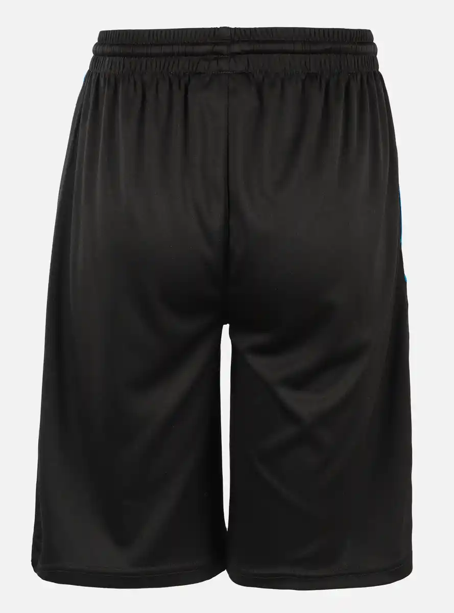 Bild 2 von Jungen Trainingshorts mit weitem Bein Schwarz