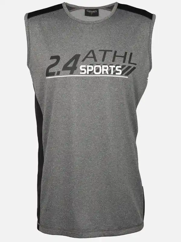 Bild 1 von Herren Tanktop mit Print Grau