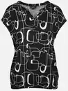Bild 1 von Damen Printshirt ohne Ärmel Schwarz