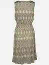 Bild 2 von Damen Jerseykleid mit Blätterprint allover Oliv