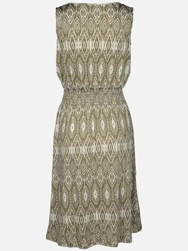 Bild 2 von Damen Jerseykleid mit Blätterprint allover Oliv