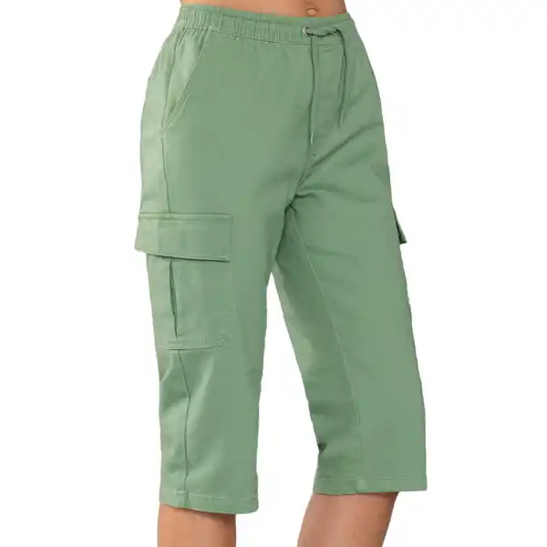 Bild 1 von Capri-Twill-Cargo-Hose für Damen