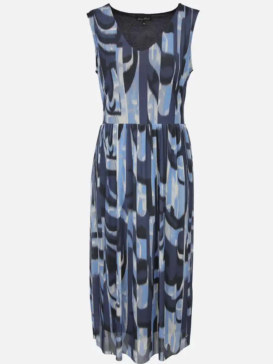 Bild 1 von Damen Meshkleid mit Alloverprint Blau