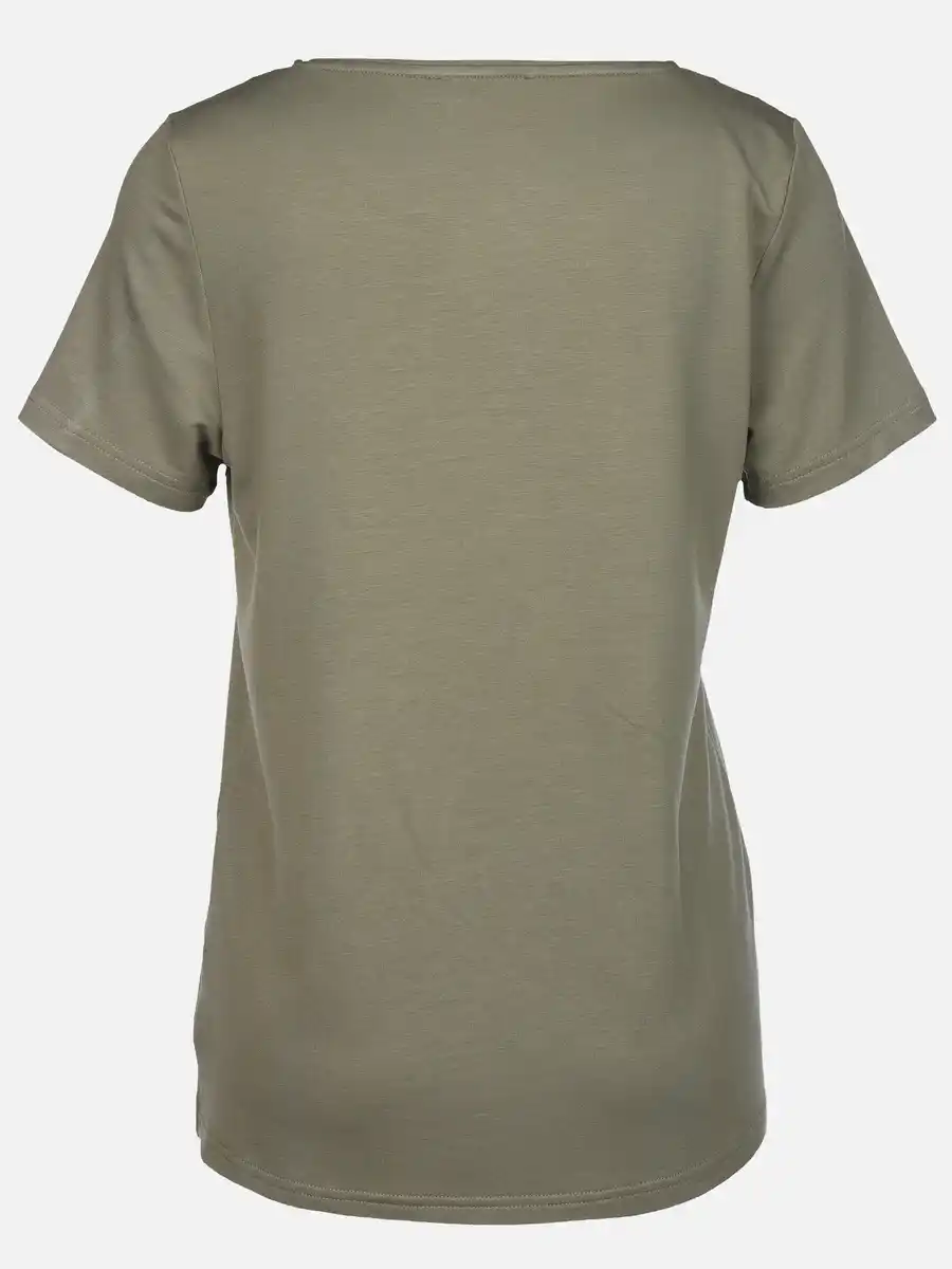 Bild 2 von Damen Shirt unifarben Oliv