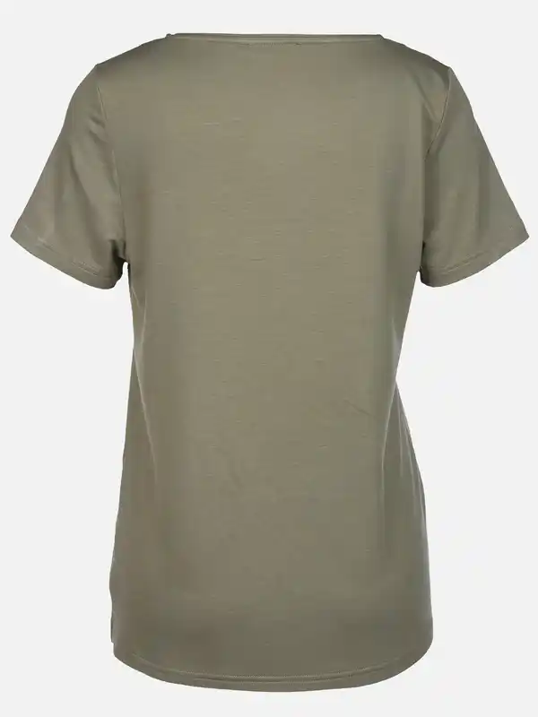 Bild 2 von Damen Shirt unifarben Oliv