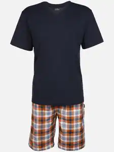 Herren Schlafshorty Blau