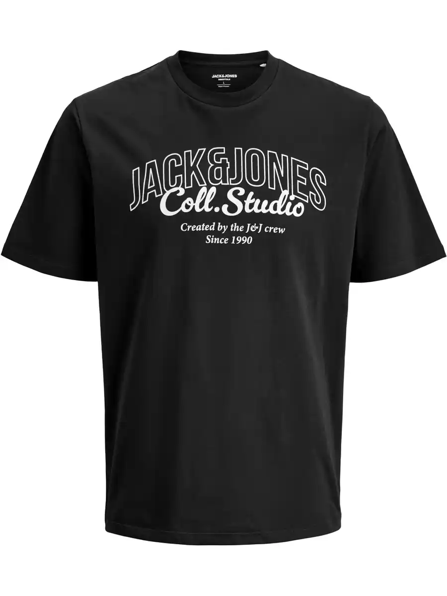 Bild 1 von Herren JJMAKOTO TEE SS CREW T-Shirt Schwarz