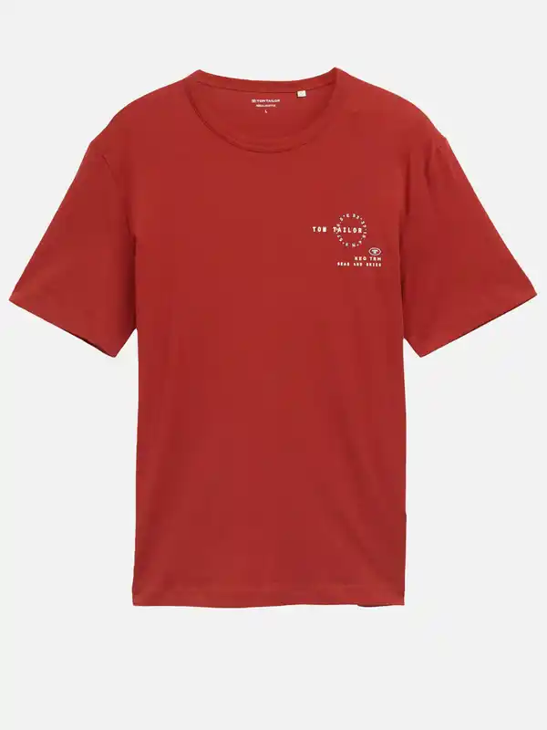 Bild 1 von Herren T-Shirt mit Logoprint Rot