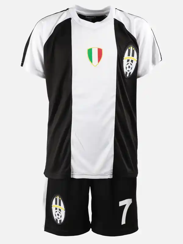 Bild 1 von Jungen Trikot Set Schwarz