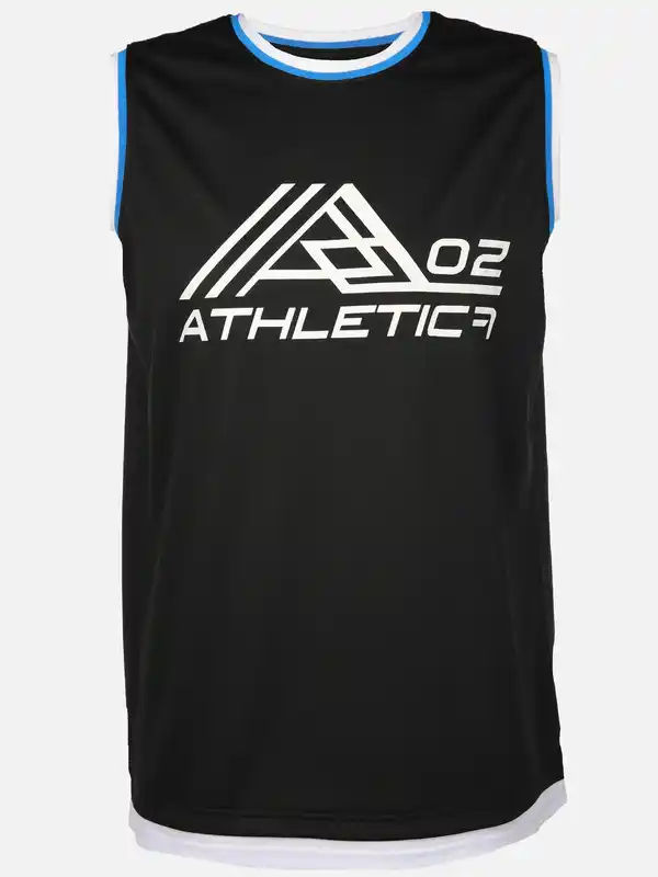 Bild 1 von Herren Tanktop mit Print Schwarz