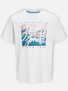 Jack&Jones Junior JJCOLTON PHOTOPRINT T T-Shirt Weiß