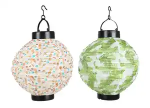 Solar-Lampion 20cm 1 LED Warmweiß