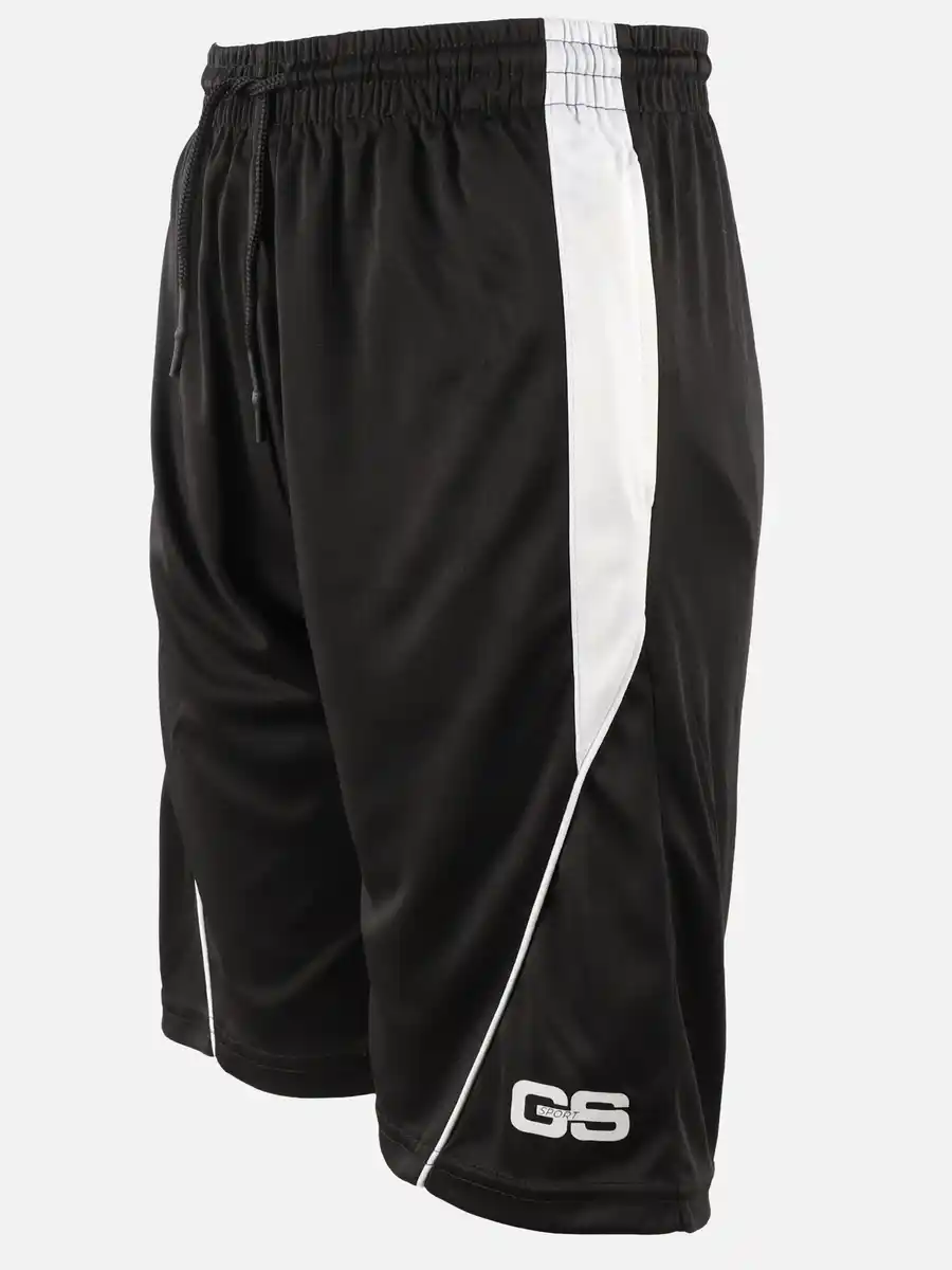 Bild 3 von Jungen Trainingshorts mit weitem Bein Schwarz