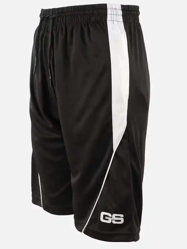 Bild 3 von Jungen Trainingshorts mit weitem Bein Schwarz