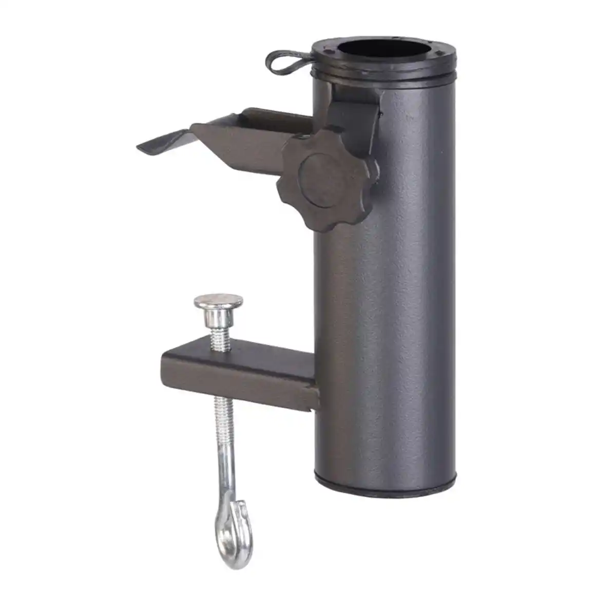 Bild 1 von Balkon-Sonnenschirmhalter Anthrazit, aus Metall und Kunststoff, Gewicht: ca. 0,46kg