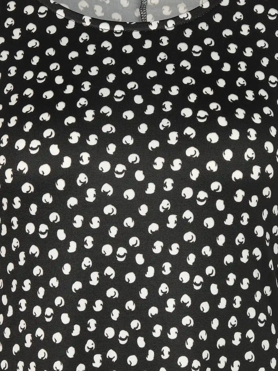 Bild 3 von Damen Jerseykleid mit Alloverprint Schwarz