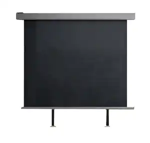 Balkonmarkise Sichtschutz Sonnenrollo Alu-Seitenmarkise,ca. 150 x 200 cm - Anthrazit