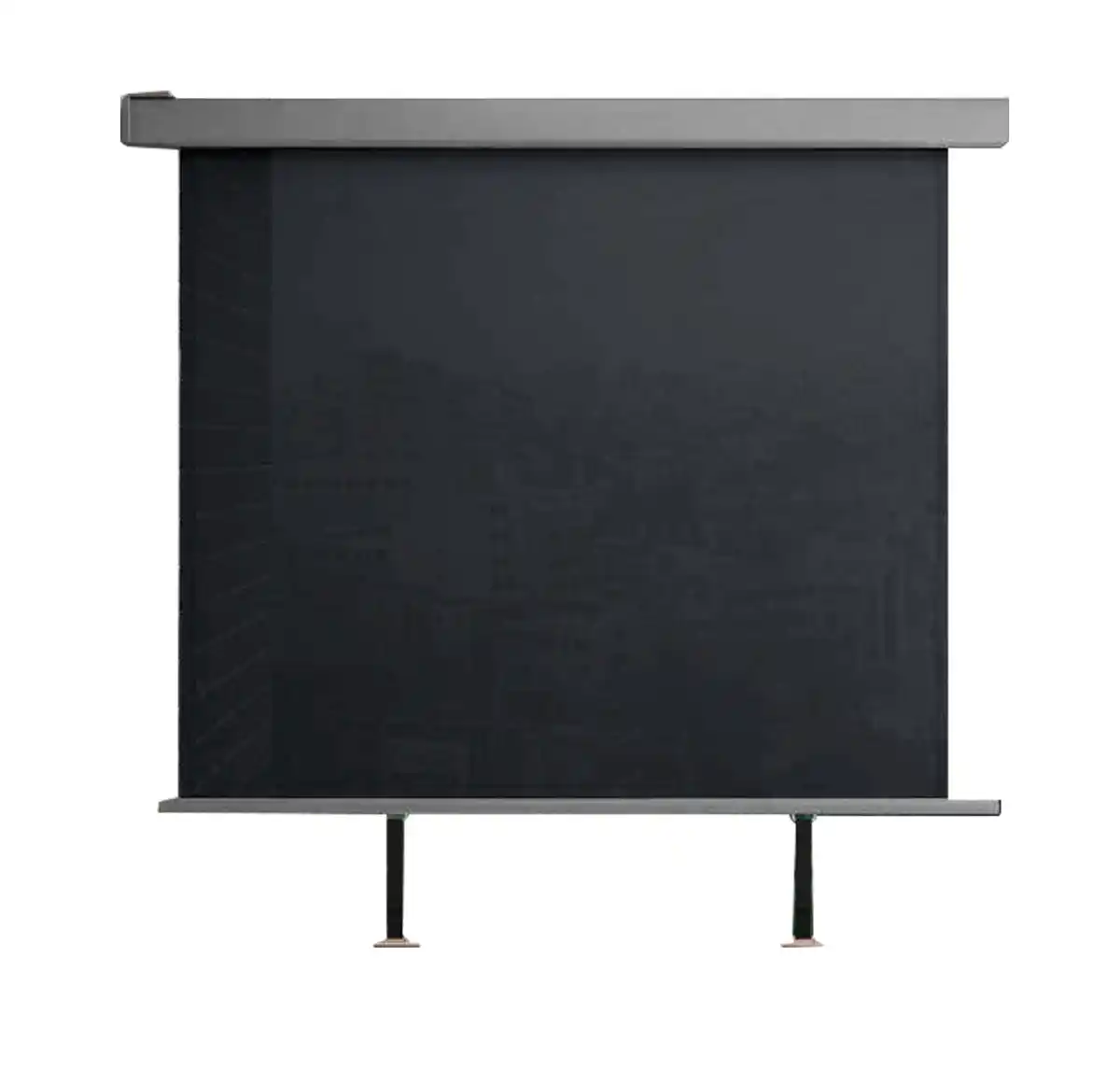 Bild 1 von Balkonmarkise Sichtschutz Sonnenrollo Alu-Seitenmarkise,ca. 150 x 200 cm - Anthrazit