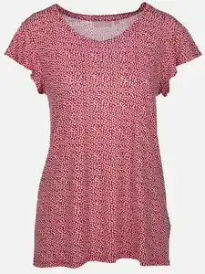 Damen Volant Top Rot