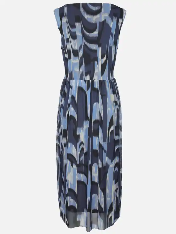 Bild 2 von Damen Meshkleid mit Alloverprint Blau