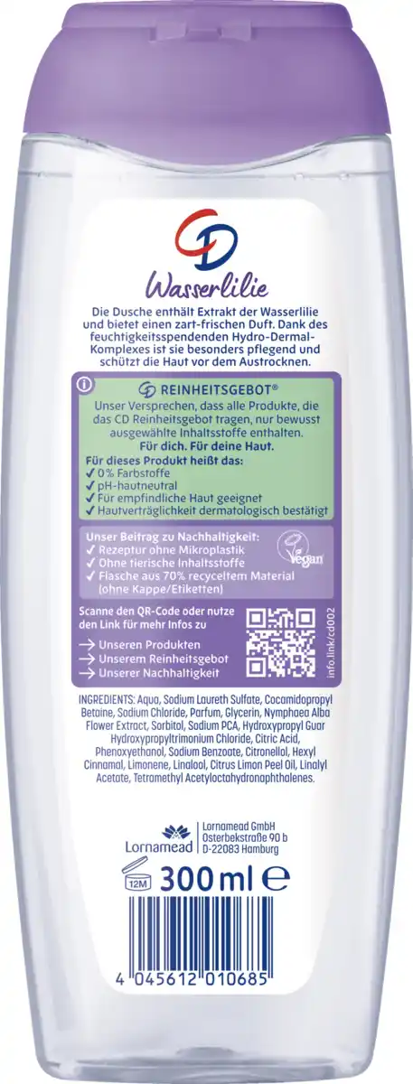Bild 2 von CD Dusche Wasserlilie, 300 ml